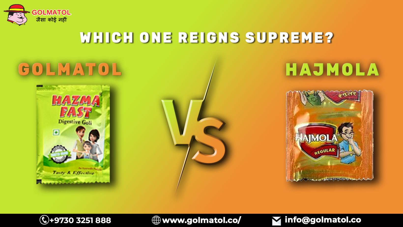 The Sweet Showdown: Golmatol Candy vs. Hajmola